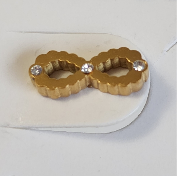 18K Gold Plated Necklace Earrings Set - Picture 10 of 11